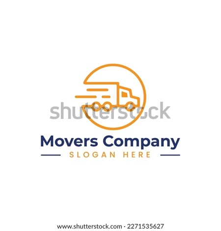 home movers logo in vector