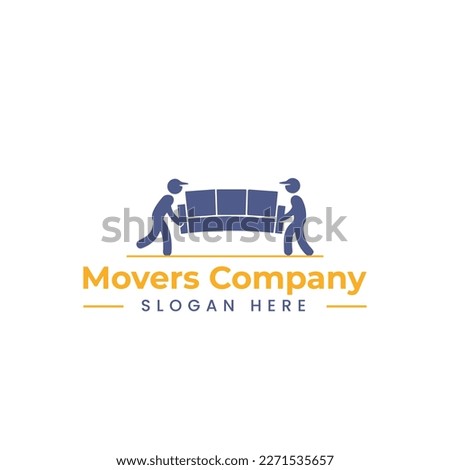 home movers logo in vector