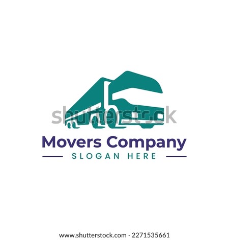 home movers logo in vector