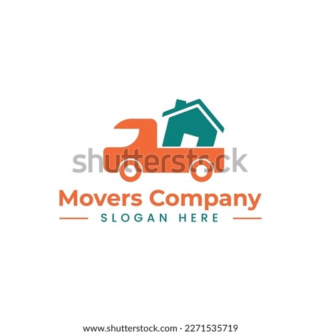 home movers logo in vector