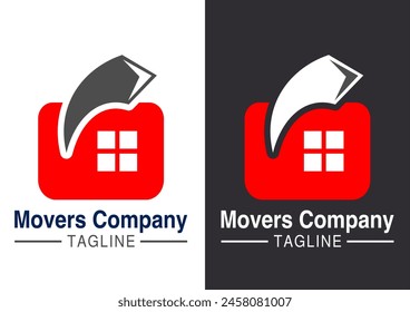home movers logo in vector,transport,company,business
