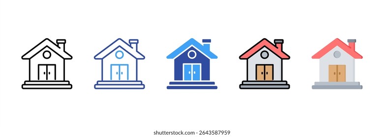 Home Multi Style Icon Set
