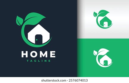 the home natural leaf logo