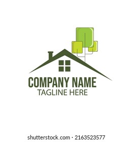Home Nature Logo - Initial Logo