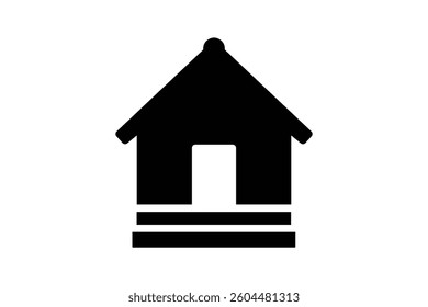 Home Navigation Flat Icon, home flat icon, house icon vector, smart house symbol, home navigation icon