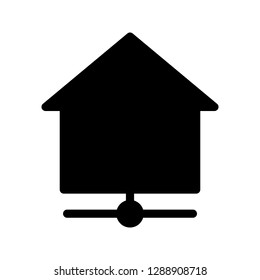 home network glyph icon