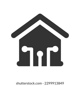 Home networking icon, Vector Graphics