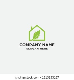 home oak logo design template. vector