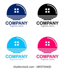 Home Ocean Logo, Realestate Logo