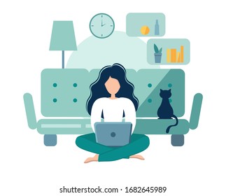 ソファ 座る のイラスト素材 画像 ベクター画像 Shutterstock
