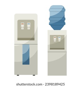 Home office element and equipment. Vector illustration EPS10
