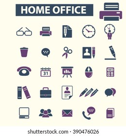 home office icons
