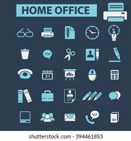 home office icons
