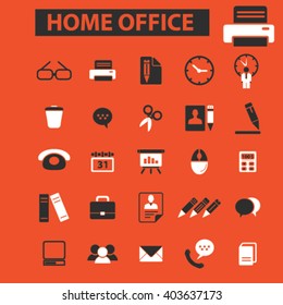 home office icons

