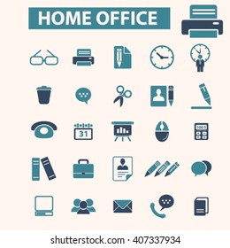 home office icons
