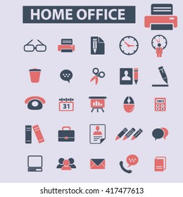 home office icons
