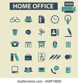 iconos de la oficina principal
