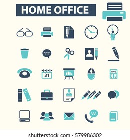 home office icons
