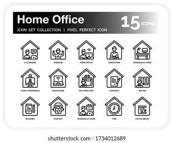 Home Office Icons For Web Design, Book, Ads, App, Project Etc.