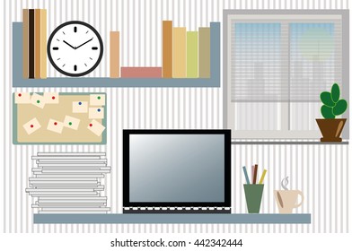 Home office interior 