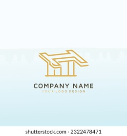 home office vector logo design
