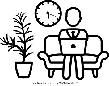 home office work from home freelancer worker work working freelance house 10296