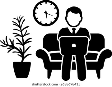 home office work from home freelancer worker work working freelance house 10297