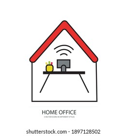 Home Oficce Vector Type Icon