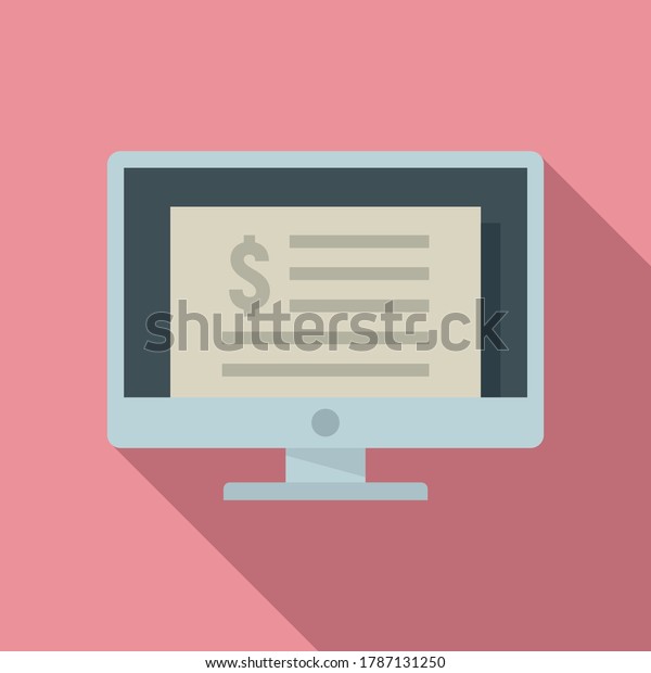 Home online loan icon. Flat illustration\
of home online loan vector icon for web\
design