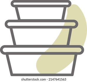 Home organizer, illustration, vector on a white background.