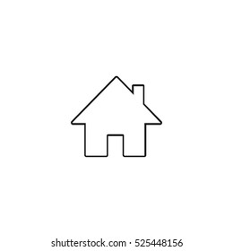 home outline icon vector, can be used for web and mobile design