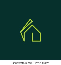 Home Outline Idea Creative Modern Logo