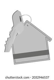 Home owner key. vector illustration