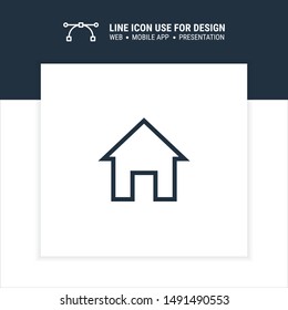 home page icon design vector illustration