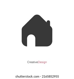 Home Page Icon – Home Logo Design Template. Perfect for Websites, Apps, and Real Estate, This Logo Represents Accessibility, Familiarity, and User-Friendly Navigation.