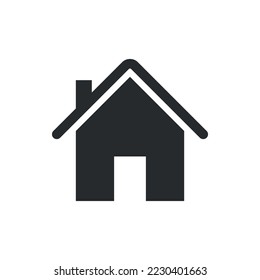 Home page icon, simple illustration