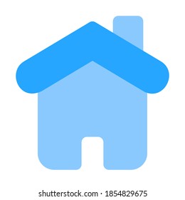 Home Page icon vector illustration in flat style for any projects, use for website mobile app presentation