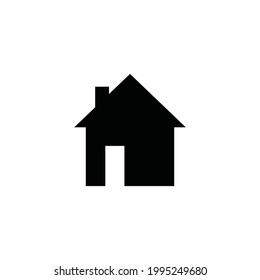 Ilustración vectorial de icono de página principal. Logo de Home