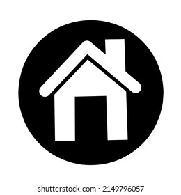 home page icon vector with simple design