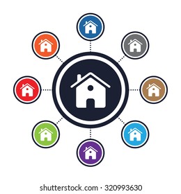 home page icon for web and mobile