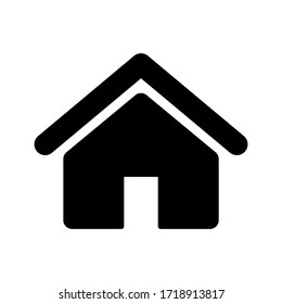 Icono vectorial de página principal. Icono de inicio aislado en fondo blanco. Casa, icono de construcción.