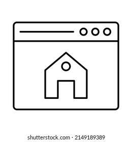 home page Vector icon which is suitable for commercial work and easily modify or edit it

