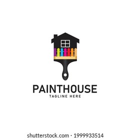 Home Paint Logo, Home Decoration Company Identity