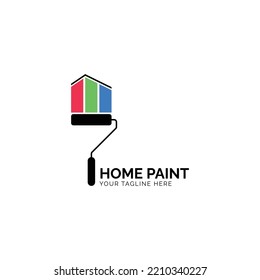 Home Paint Service Logo Design Template