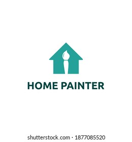 Logo-Symbol für Home Painter, Vektorgrafik