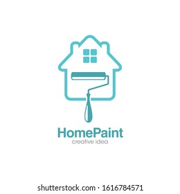 Home Painting Logo and Icon Vector Template