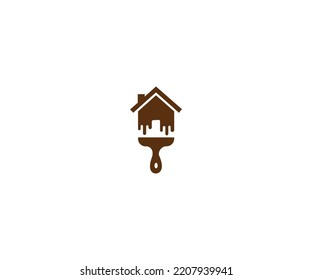 home painting logo Vector Template