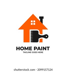 Home Painting And Renovation Logo Icons Paint House Logo Vector Template