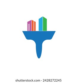 logotipo vectorial de pintura casera o logotipo plano