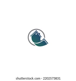 logotipo de diseño creativo para el hogar y el papel